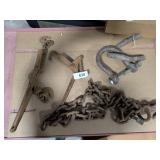 (2) Chain Binders, Chain, Vintage Rigging