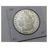 1881 Morgan Silver Dollar