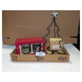 (2) NIB Yankee Candles, NIB Longaberger Candle, +