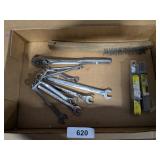 Craftsman Drive Ratchet, Assorted Wrenches, +