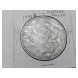 1921 D Morgan Silver Dollar