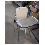 Vintage Metal High Chair