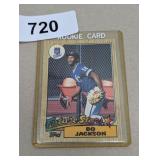 Topps Bo Jackson Baseball Card in