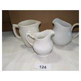 (4) Vintage Small Pitcher & Creamers