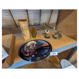 Native American Picture, Wolf Figurines &