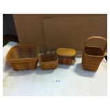 (4) Longaberger Baskets