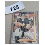 Brett Favre Football Card in Protective Sleeve