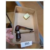 (2) Pipes & Zippo Lighter