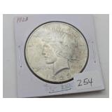 1923 Peace Silver Dollar