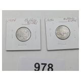 1934 & 1936 Buffalo Nickels