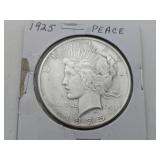 1925 Peace Silver Dollar