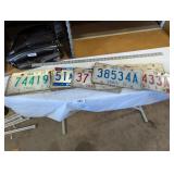 Assorted Indiana License Plates