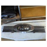Metal Mirrored A & W Sign