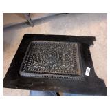 Antique Metal Fireplace Cover
