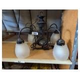 (4) Light Hanging Chandelier