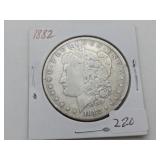 1882 Morgan Silver Dollar