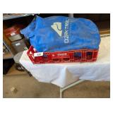Red Plastic Coca-Cola Crate w/