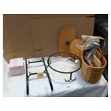 (1) Longaberger Basket, Longaberger Lids, +