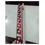 Partial Roll of Gift Wrap & (1) New Roll