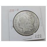 1888 O Morgan Silver Dollar
