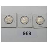 (3) 1979 D Susan B Anthony Dollars