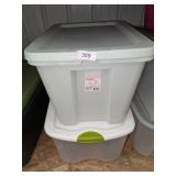 (2) Storage Totes w/ Lids