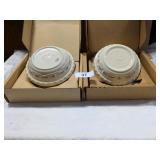 (2) NIB Blue Longaberger 6" Pie Plates
