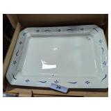 NIB Blue Longaberger Large Serving Platter