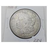 1921 S Morgan Silver Dollar
