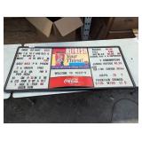 Diner Menu Sign