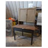 Primitive Kitchen Cabinet w/ Rounded Drawers