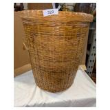 Large Wicker Basket w/ Lid