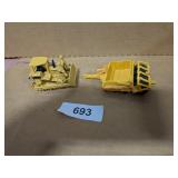 Vintage Ertl Caterpillar Die Cast Bulldozer &