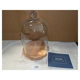 NIB Glass Dome Cloche
