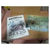(2) Metal Advertising Signs