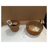 (2) Longaberger Baskets &