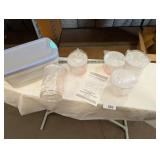 (2) Small Totes only One Lid &