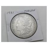 1921 Morgan Silver Dollar