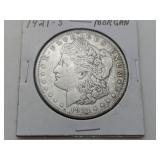 1921 S Morgan Silver Dollar