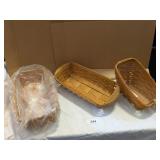 (3) Longaberger Baskets