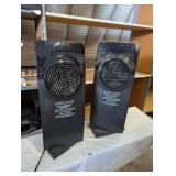 (2) Lasko Oscillating Heaters
