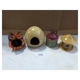 Miniature Uhl Mug, Uhl Birdhouse, +