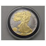 1987 Walking Liberty  1 Dollar Coin -