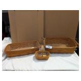 (3) Longaberger Baskets w/