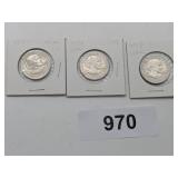 (3) 1979 P Susan B Anthony Dollars
