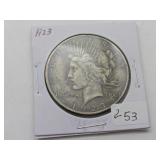 1923 Peace Silver Dollar