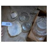Glass Platters, Plates & Other