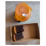 Hamilton Beach Popcorn Popper & Plastic Containers