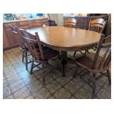 Oval Dining Table w/ (6) Chairs -