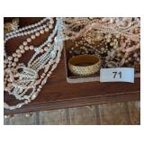 Assorted Yellow & Cream Costume Jewelry